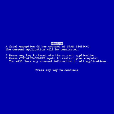 Blue Screen Of Death